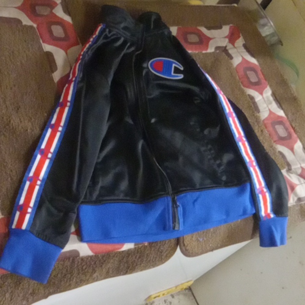 Toddler champion zipper long sleeve sweater